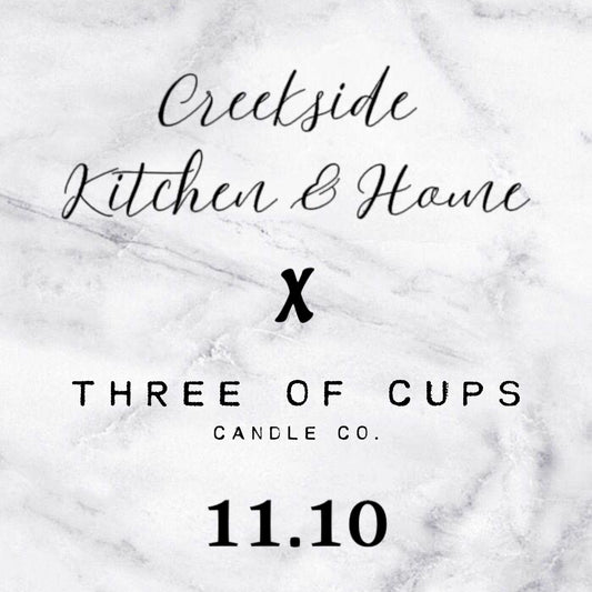 Creekside Kitchen and Home x Three of Cups Event